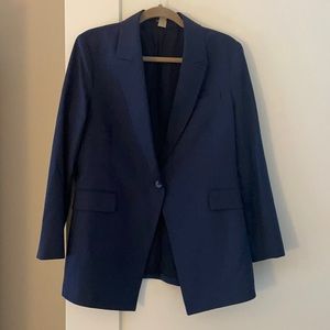 Theory Sea Blue Single-Button Blazer!